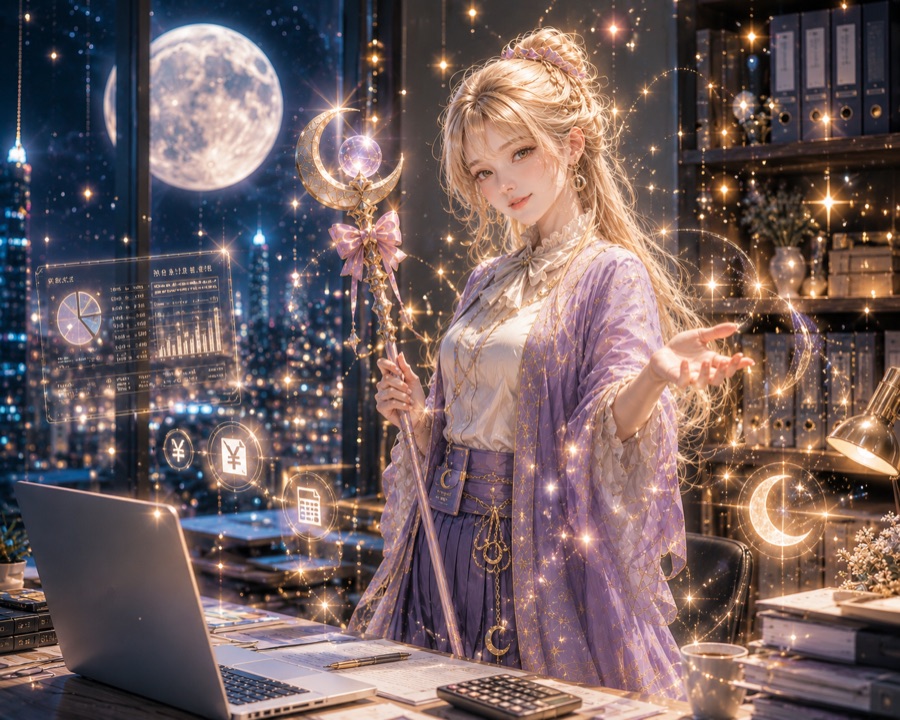 経理のAI社員 ムーン